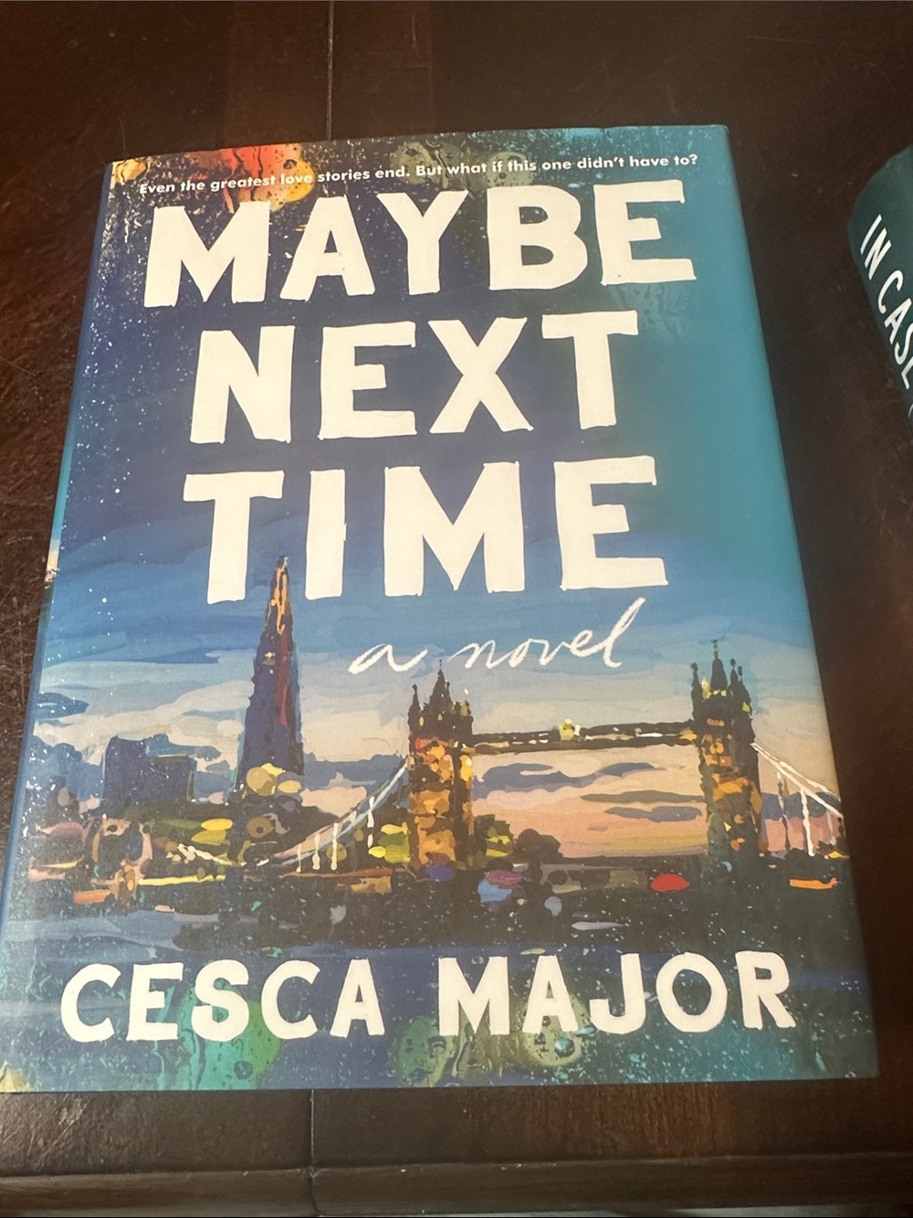 Maybe Next Time by Cesca Major - Blue Illustrated Hardcover